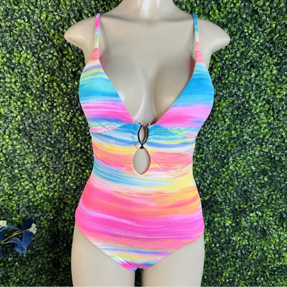 Nwt Colorful Swimwear One-Piece